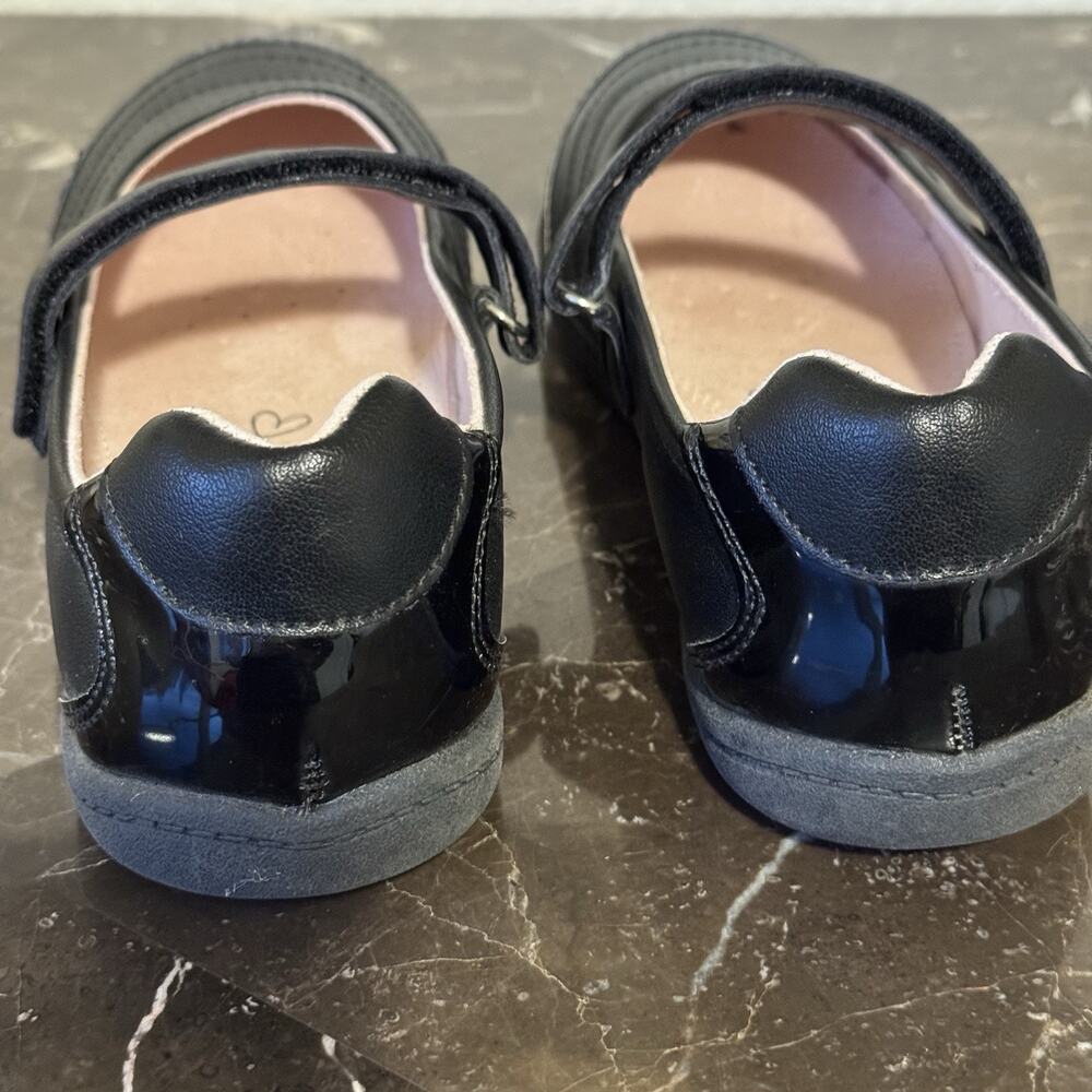 Olive & Edie Francis Mary Jane Flat Shoes‎ Kids Size 3 Black - Picture 3 of 6